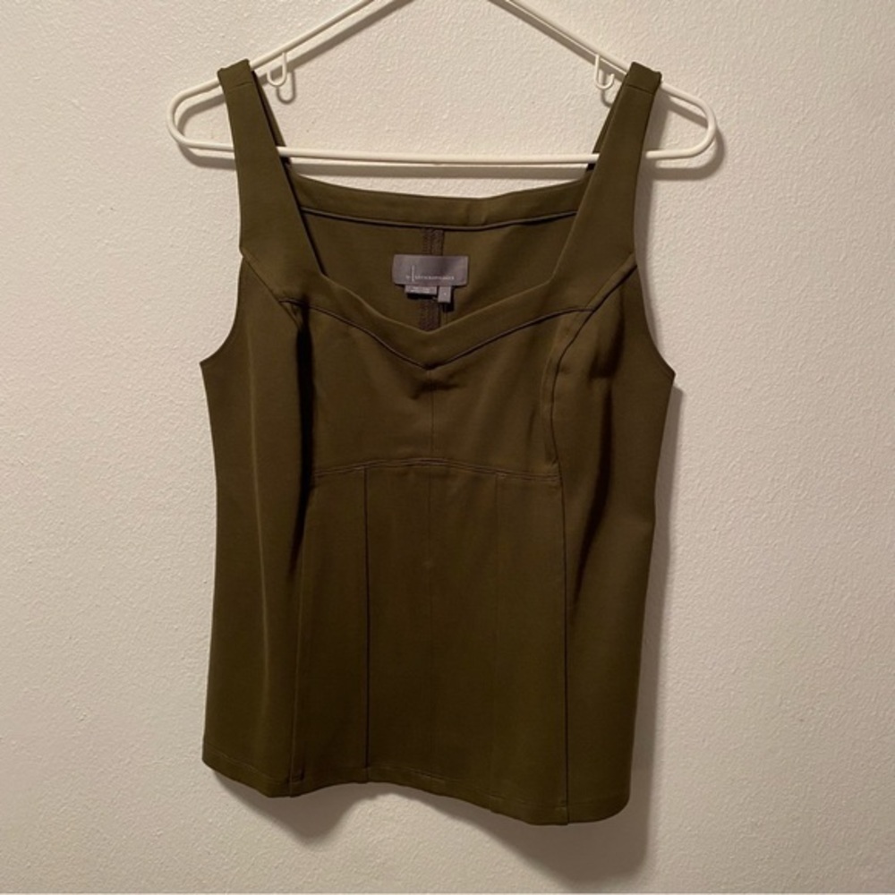 Anthropologie Top Women’s Size Small Tank Top Preppy Side Zip
